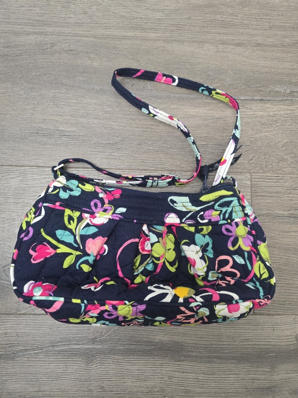 Vera Bradley Quilted Floral Shoulder Bag